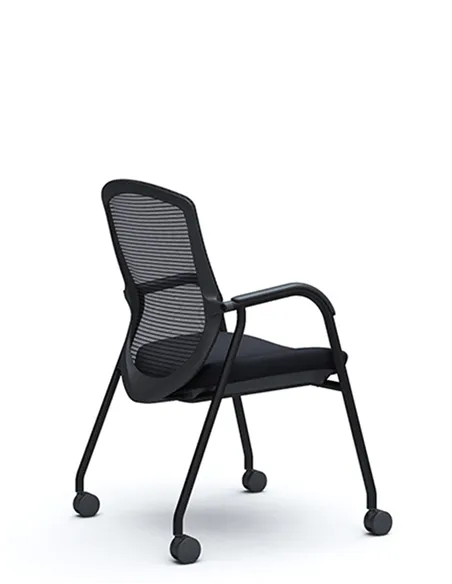 Крісло Okamura Contessa Guest chair Black для відвідувачів, на ніжках