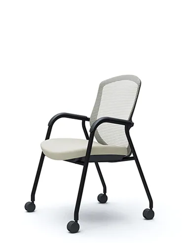 Крісло Okamura Contessa Guest chair Black для відвідувачів, на ніжках