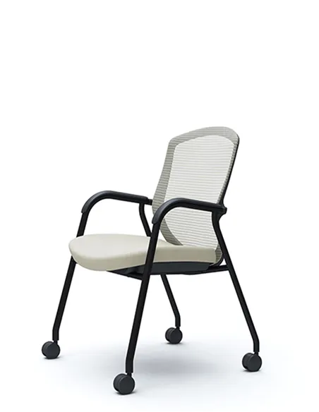 Крісло Okamura Contessa Guest chair Black для відвідувачів, на ніжках