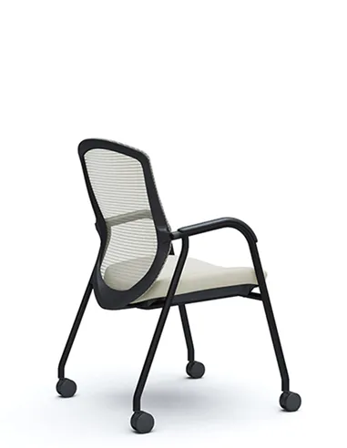 Крісло Okamura Contessa Guest chair Black для відвідувачів, на ніжках