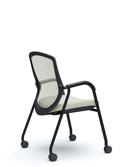 Крісло Okamura Contessa Guest chair Black для відвідувачів, на ніжках