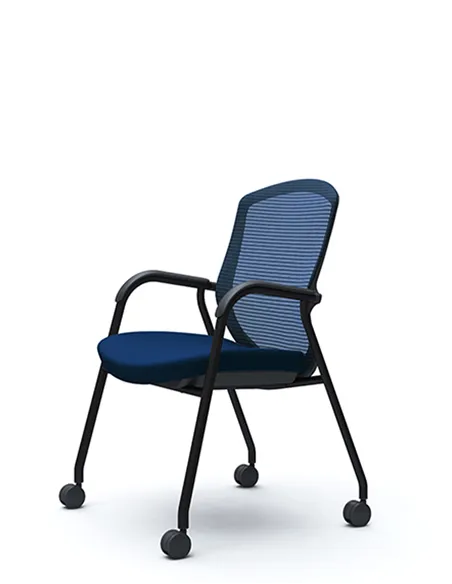 Крісло Okamura Contessa Guest chair Black для відвідувачів, на ніжках