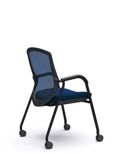 Крісло Okamura Contessa Guest chair Black для відвідувачів, на ніжках