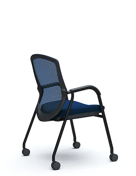 Крісло Okamura Contessa Guest chair Black для відвідувачів, на ніжках