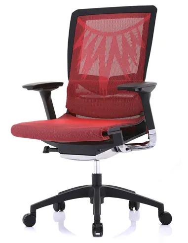 Кресло COMFORT SEATING POISE (PS-AB-LAM) эргономичное, красная сетка