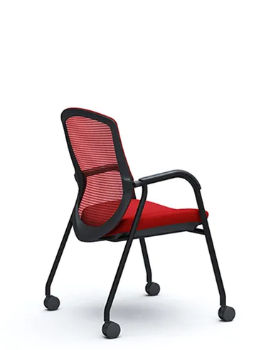Крісло Okamura Contessa Guest chair Black для відвідувачів, на ніжках