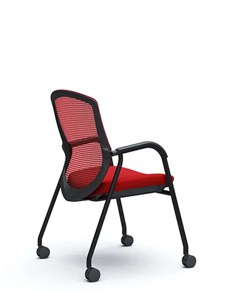 Крісло Okamura Contessa Guest chair Black для відвідувачів, на ніжках