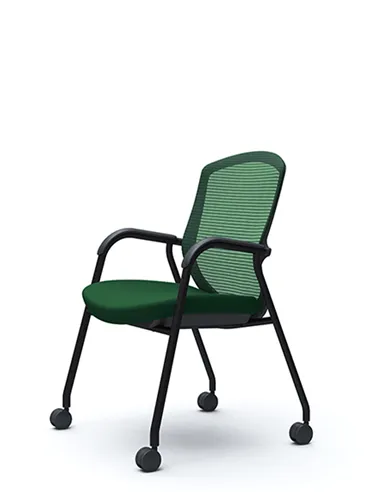 Крісло Okamura Contessa Guest chair Black для відвідувачів, на ніжках