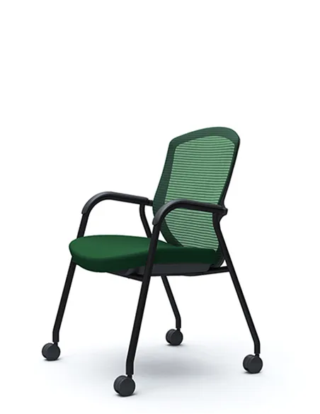 Крісло Okamura Contessa Guest chair Black для відвідувачів, на ніжках