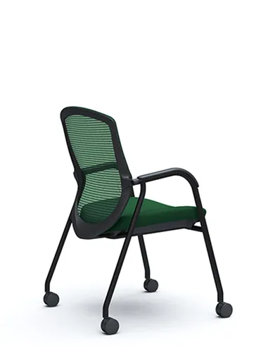 Крісло Okamura Contessa Guest chair Black для відвідувачів, на ніжках