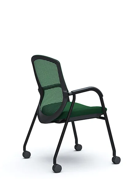 Крісло Okamura Contessa Guest chair Black для відвідувачів, на ніжках