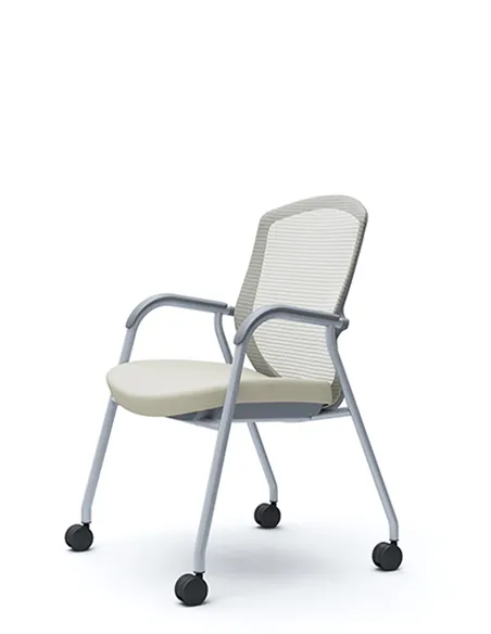 Крісло Okamura Contessa Guest chair Silver для відвідувачів, на ніжках
