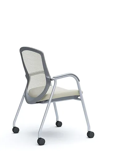 Крісло Okamura Contessa Guest chair Silver для відвідувачів, на ніжках