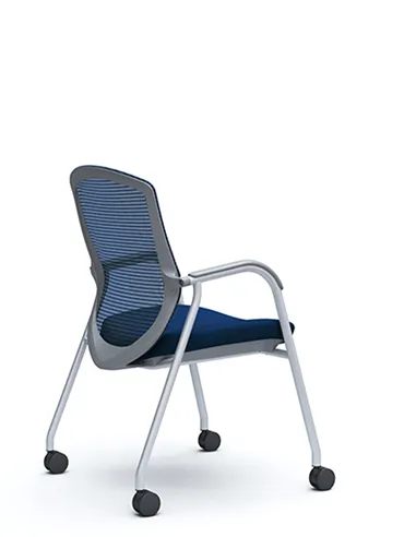 Крісло Okamura Contessa Guest chair Silver для відвідувачів, на ніжках