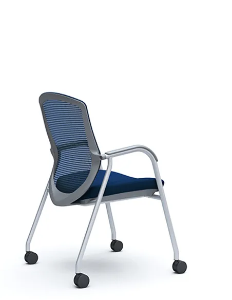 Крісло Okamura Contessa Guest chair Silver для відвідувачів, на ніжках