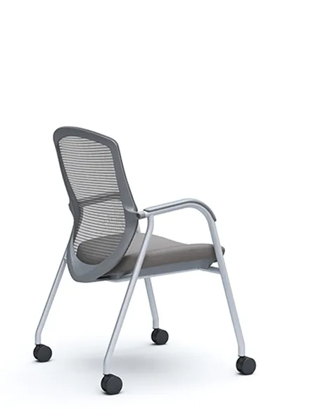 Крісло Okamura Contessa Guest chair Silver для відвідувачів, на ніжках