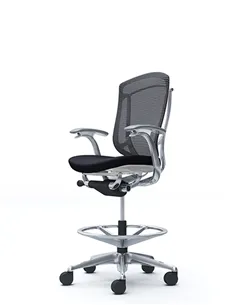 Крісло OKAMURA CONTESSA SECONDA HIGH POLISHED, з підставкою для ніг