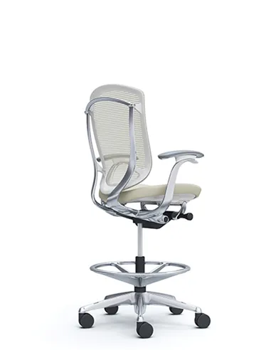 Крісло OKAMURA CONTESSA SECONDA HIGH POLISHED, з підставкою для ніг