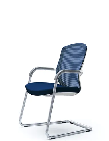 Кресло Okamura Contessa Guest chair Polished для посетителей, на полозьях