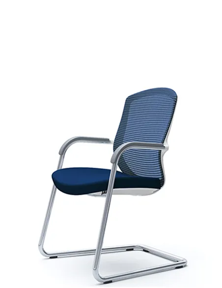 Кресло Okamura Contessa Guest chair Polished для посетителей, на полозьях