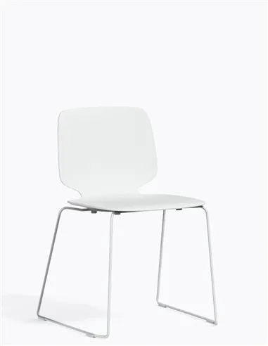 Стілець PEDRALI BABILA 2740 WHITE на полозах