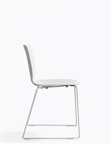 Стілець PEDRALI BABILA 2740 WHITE на полозах
