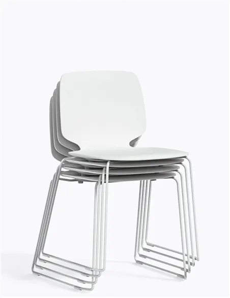Стілець PEDRALI BABILA 2740 WHITE на полозах