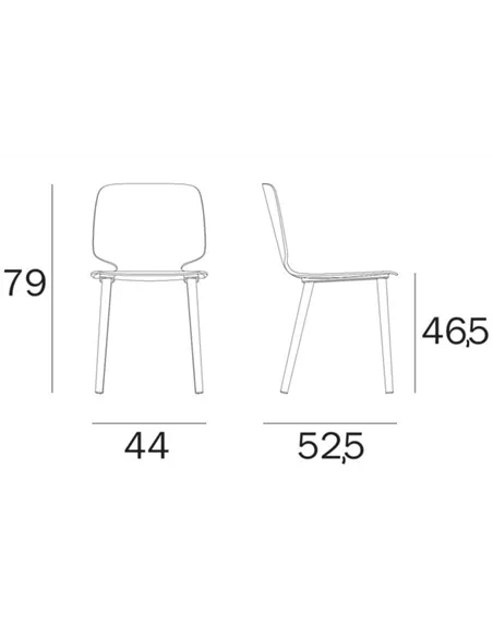 Стілець PEDRALI BABILA 2700 червоний