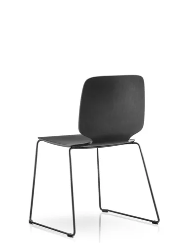 Стул PEDRALI BABILA 2720 BLACK на полозьях