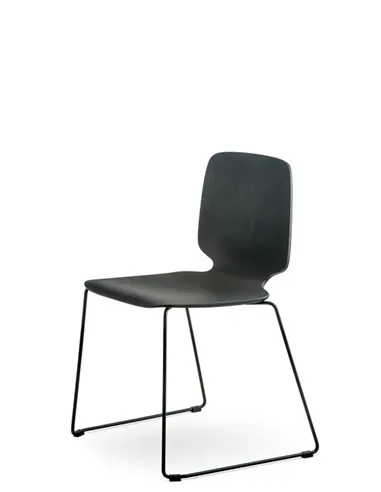 Стул PEDRALI BABILA 2720 BLACK на полозьях