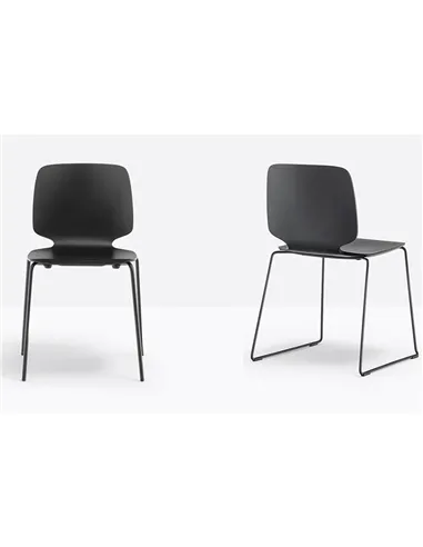 Стул PEDRALI BABILA 2720 BLACK на полозьях