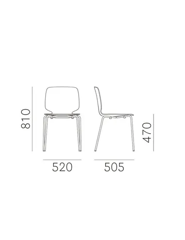 Стул PEDRALI BABILA 2731