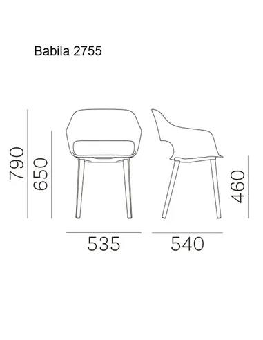 Стілець PEDRALI BABILA 2755