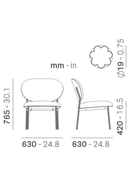 Стул PEDRALI BLUME 2951