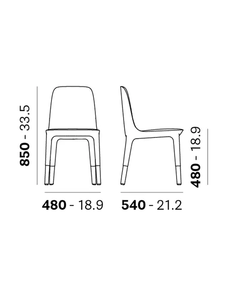 Стілець PEDRALI ESTER 691