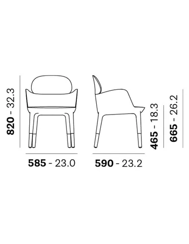 Стул PEDRALI ESTER 690