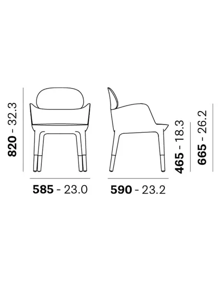 Стул PEDRALI ESTER 690
