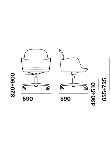 Конференц-кресло PEDRALI ESTER 695