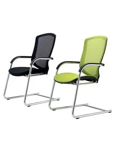 Кресло Okamura Contessa Guest chair Polished для посетителей, на полозьях