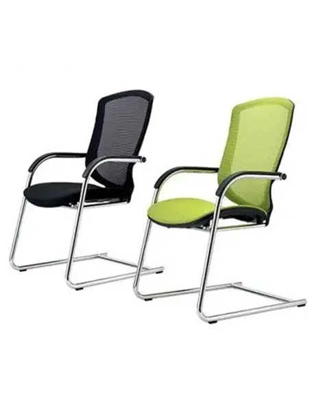 Кресло Okamura Contessa Guest chair Polished для посетителей, на полозьях