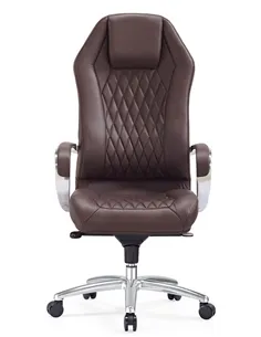 Крісло F103 BRL для керівника, коричневе 2
