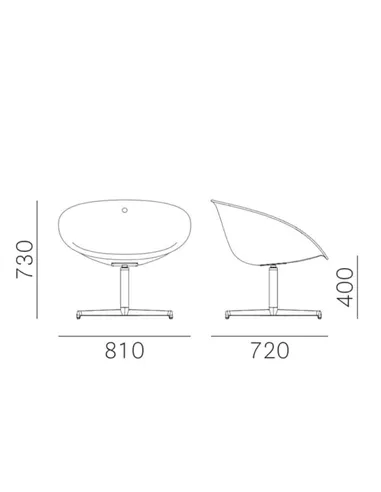 Стілець PEDRALI GLISS 360
