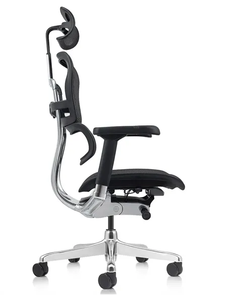 Крісло ERGOHUMAN ELITE 2 (EHE2-AB-HAM-5D-L, сітка T-168-B1 Black), ергономічне
