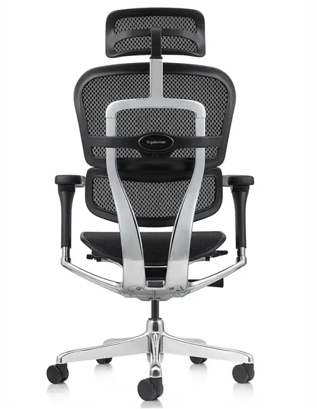 Крісло ERGOHUMAN ELITE 2 (EHE2-AB-HAM-5D-L, сітка T-168-B1 Black), ергономічне