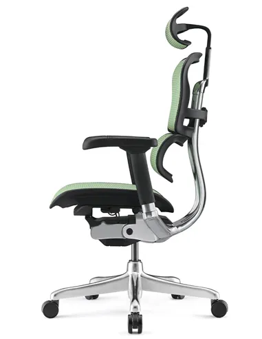 Крісло ERGOHUMAN ELITE 2 (EHE2-AB-HAM-5D-L, сітка T-168-B6 Green), ергономічне