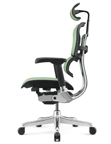 Крісло ERGOHUMAN ELITE 2 (EHE2-AB-HAM-5D-L, сітка T-168-B6 Green), ергономічне
