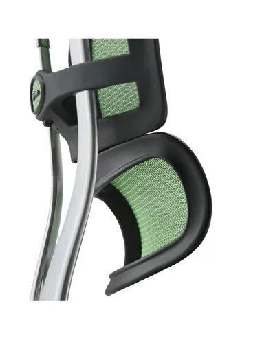 Крісло ERGOHUMAN ELITE 2 (EHE2-AB-HAM-5D-L, сітка T-168-B6 Green), ергономічне