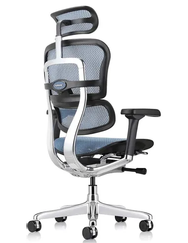 Крісло ERGOHUMAN ELITE 2 (EHE2-AB-HAM-5D-L, сітка T-168-B4 Cobalt), ергономічне
