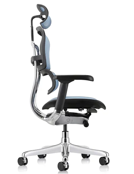 Крісло ERGOHUMAN ELITE 2 (EHE2-AB-HAM-5D-L, сітка T-168-B4 Cobalt), ергономічне