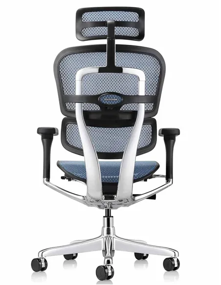 Крісло ERGOHUMAN ELITE 2 (EHE2-AB-HAM-5D-L, сітка T-168-B4 Cobalt), ергономічне